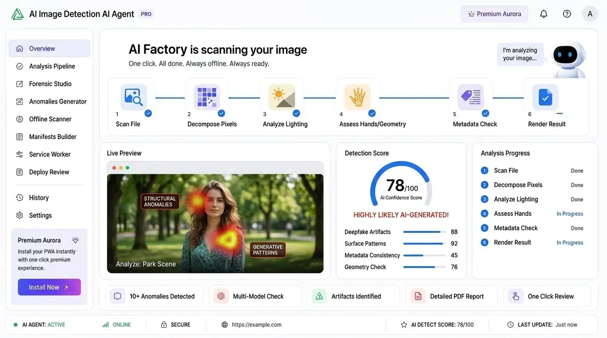 AI AML monitoring Game Master — example of the AI tool dashboard software